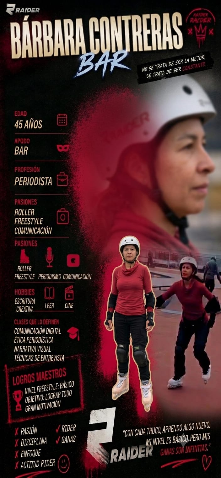 Ficha de la rider Bárbara Contreras (BAR)